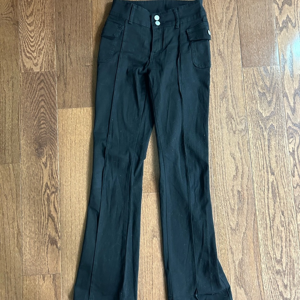 Y2K Black Flared Pants